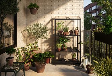 Green Room Balkon drivhus