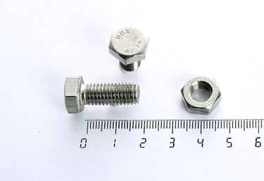 Bolt og møtrik M6x15 - Reservedele drivhus