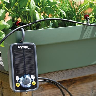 Miljøbillede der viser brugen af vandtimeren Solar Select