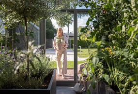 Et nybygget selvdesignet hus fra 2022 med Euro-Serre Maxi 3, 14,1 m2