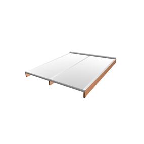 Et 3D-genereret produktbillede af et termotag med to sektioner. Billedets formål er at vise, hvordan et monteret termotag ser ud.
